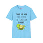 This is My Too Tired to Function w/Turtle Adult T-shirt