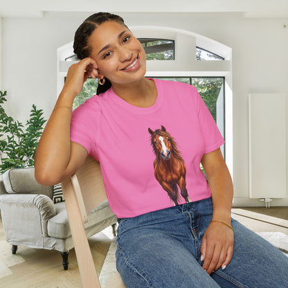 ""Front to Back Horse Lover Adult T-shirt