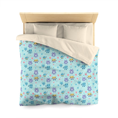 Robo Galaxy Giggles Microfiber Duvet Cover