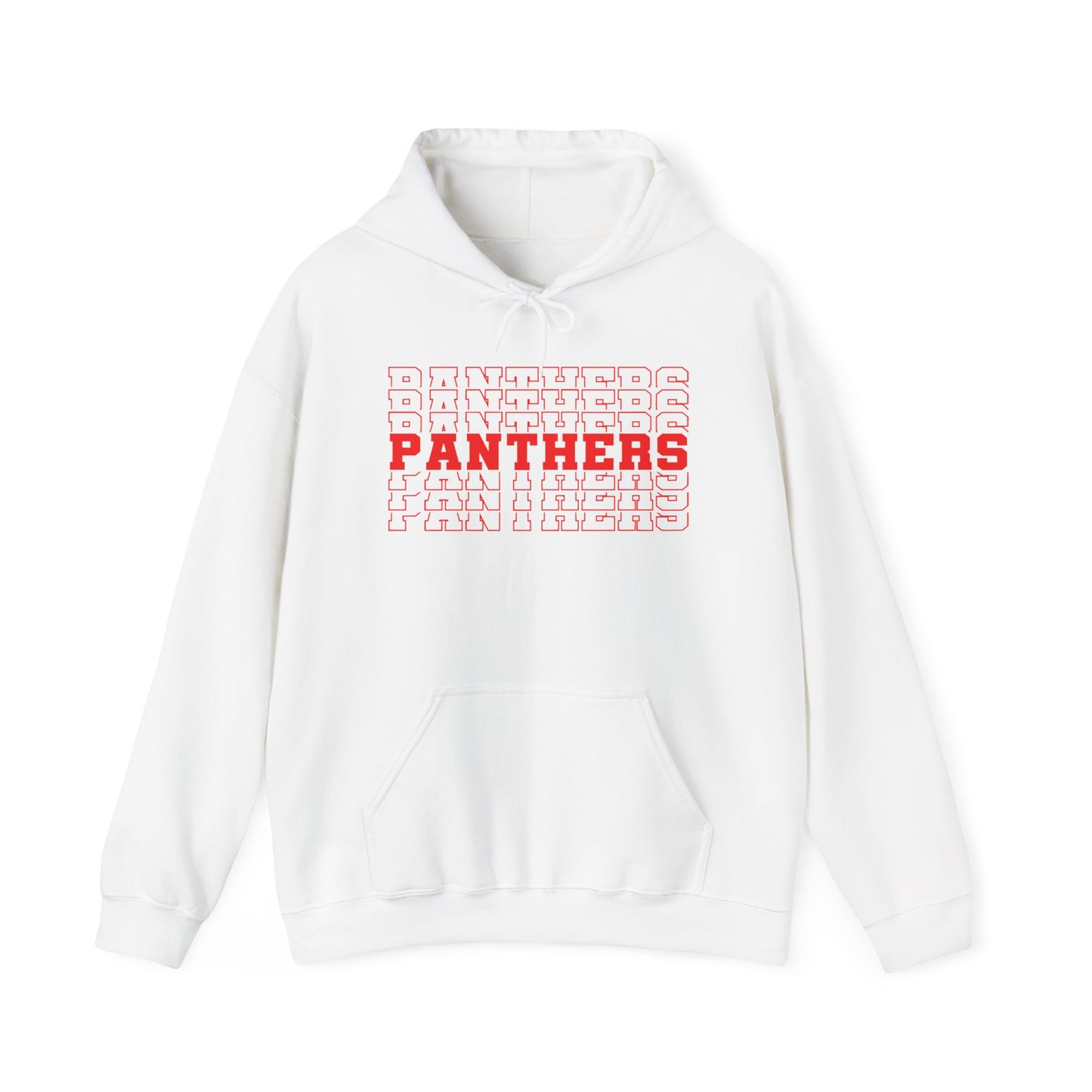 Panthers (Stacked) Adult Heavy Blend™ Hooded Sweatshirt