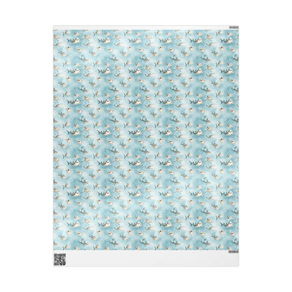 Cute Sharks Wrapping Paper