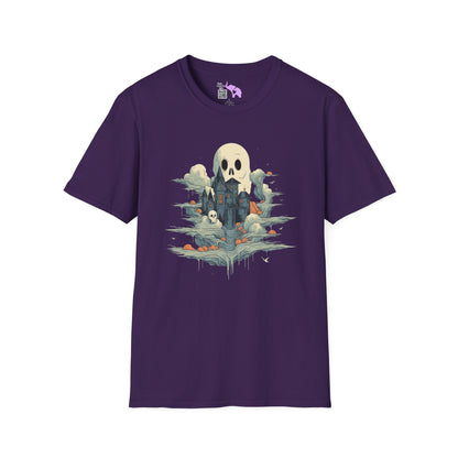 Creepy Ghost 14 Adult T-shirt