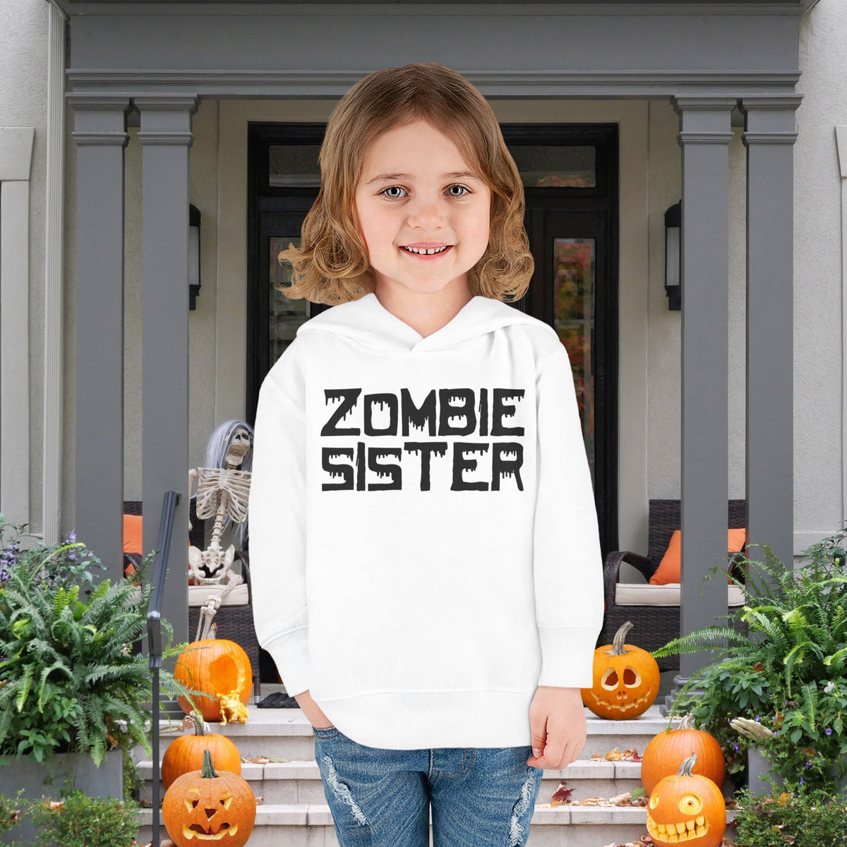 ""Zombie Sister Toddler Hoodie