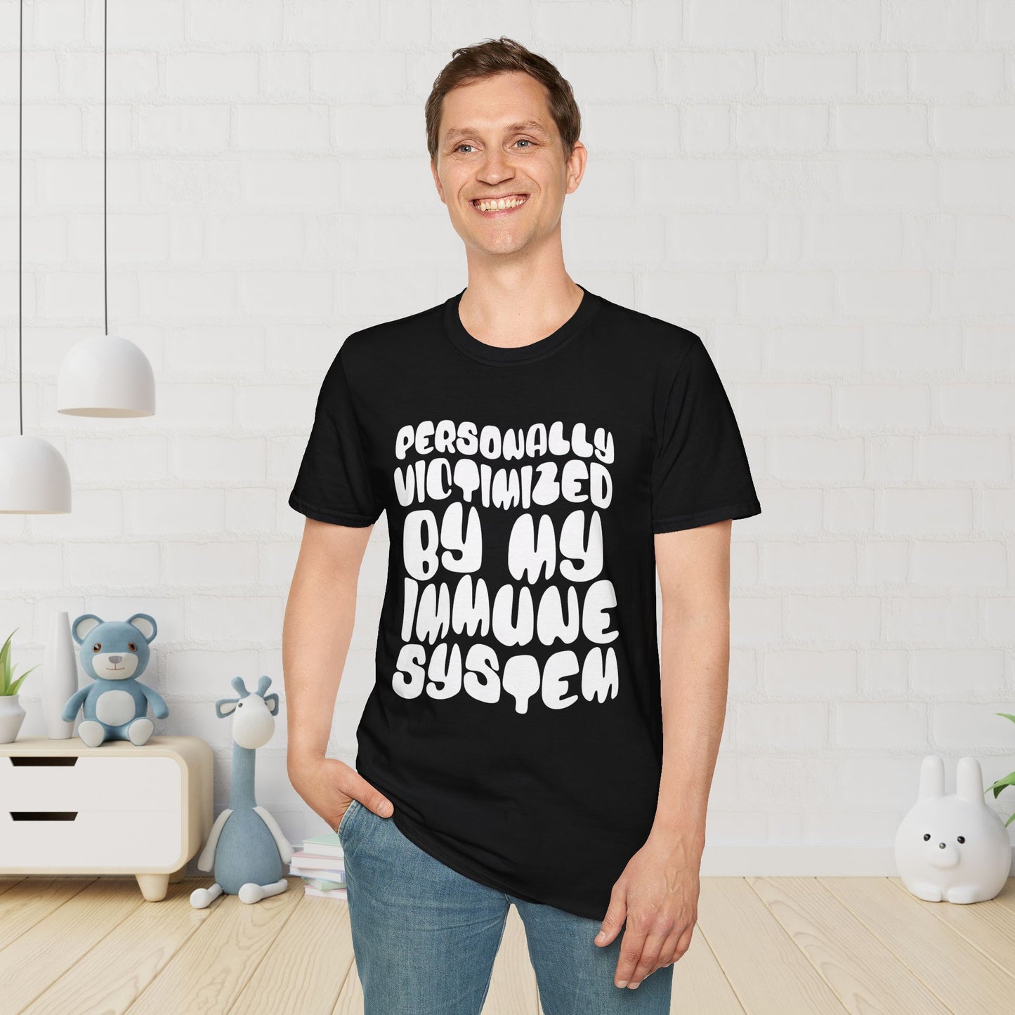 Personally Victimized By My Immune System Adult T-shirt