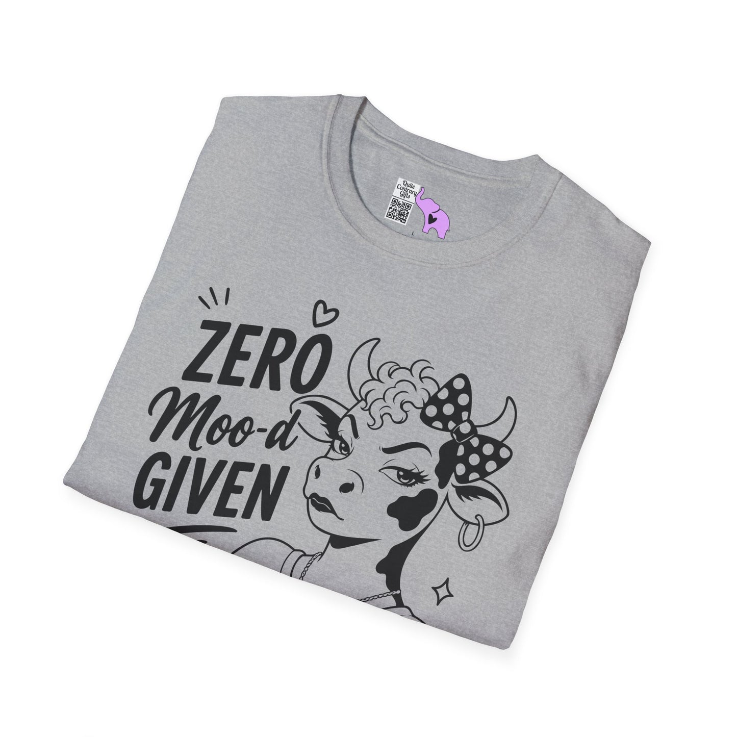 Zero Moo-d Given Adult T-shirt