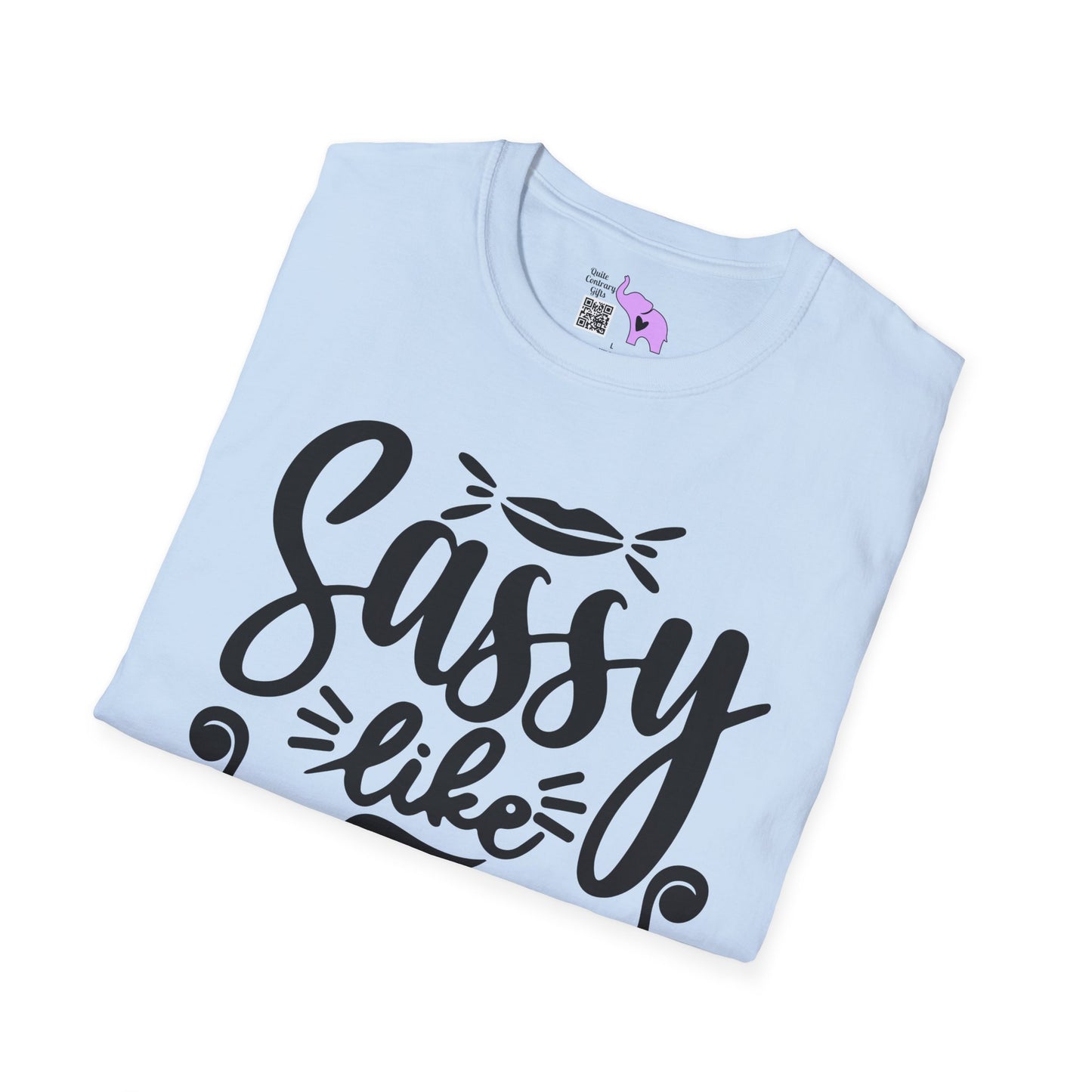 Sassy Like My Mom Adult T-shirt
