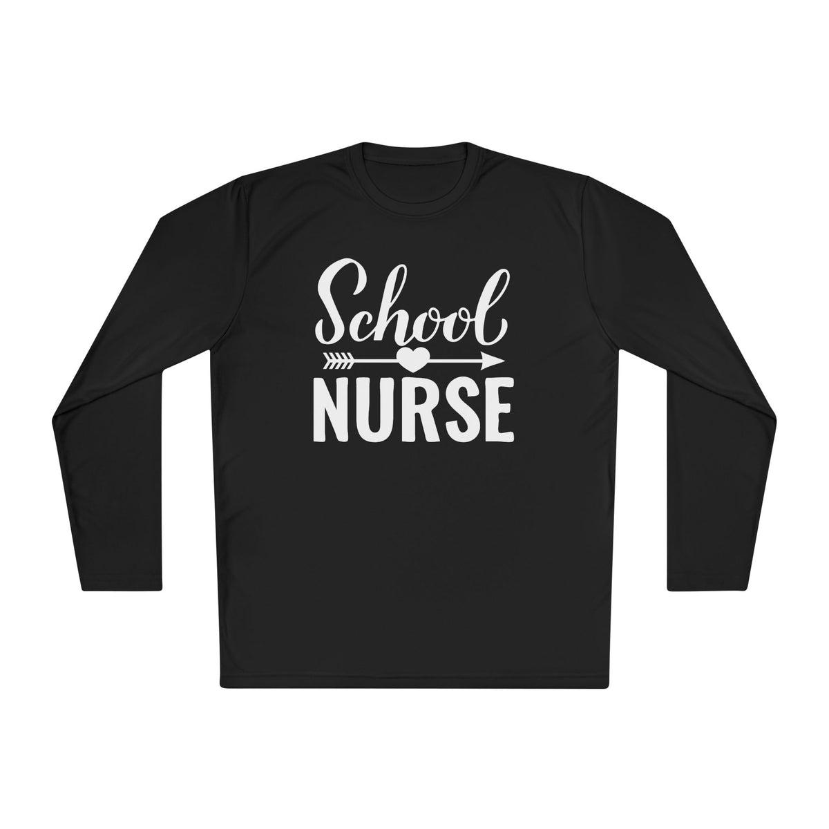 School Nurse Adult Long Sleeve Tee