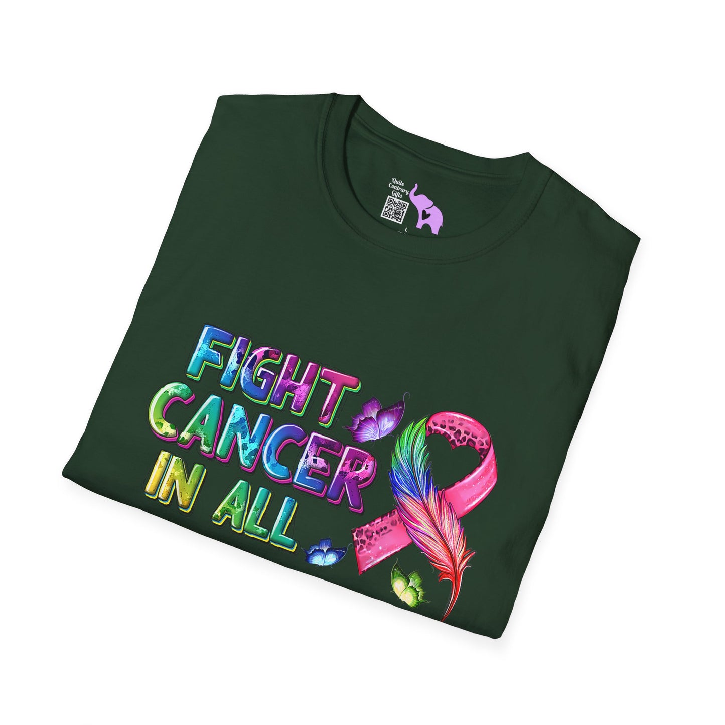 Fight Cancer in All Colors 8 T-shirt