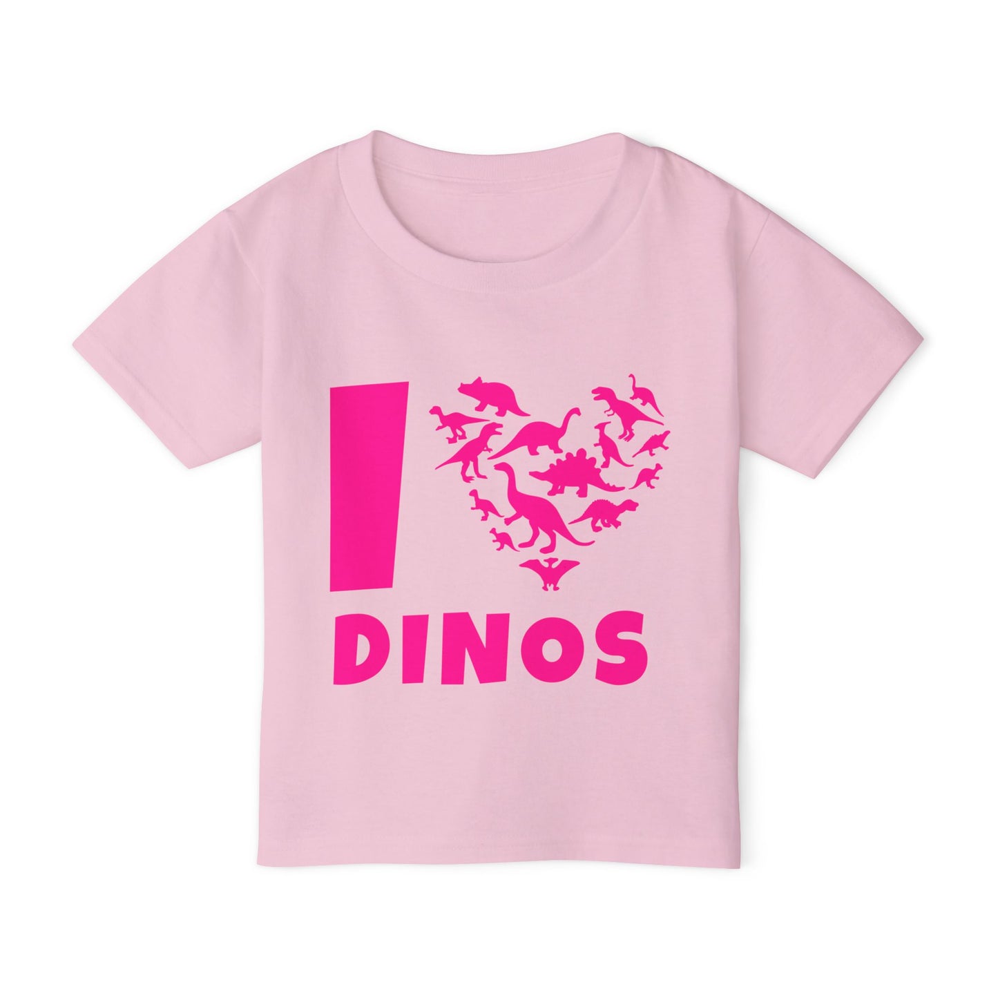 I Love Dinos (Dino Heart) Heavy Cotton™ Toddler T-shirt
