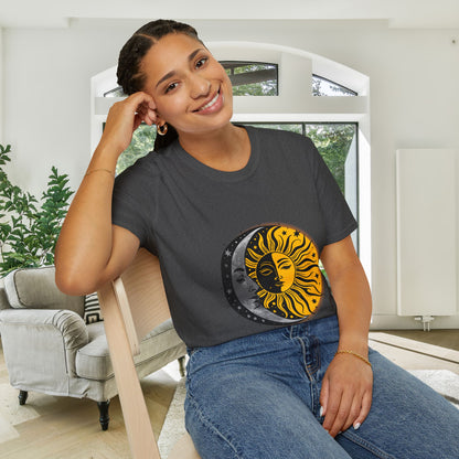 Sun Moon Stars Adult T-shirt