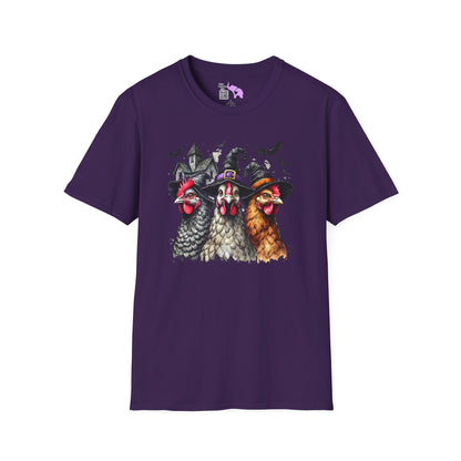 Spooky Chickens (2) Adult T-shirt