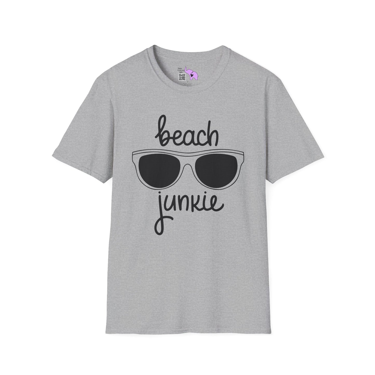Beach Junkie Adult T-shirt