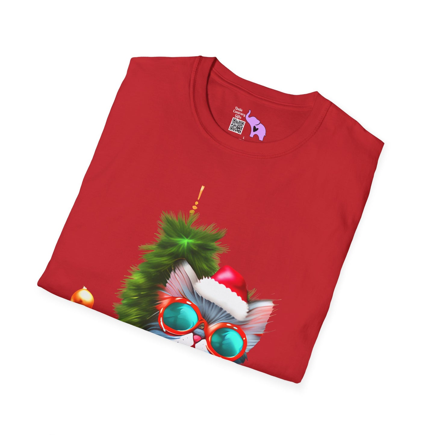 Christmas Ornaments Kitten Adult T-shirt