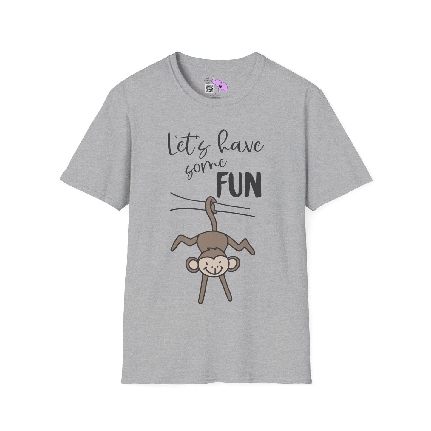 Let's Have Some Fun (Monkey) Adult T-shirt
