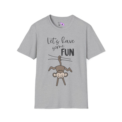 Let's Have Some Fun (Monkey) Adult T-shirt