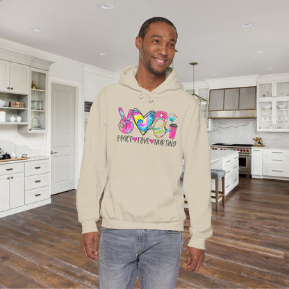 Love Peace Nursing Heavy Blend™ Hooded Sweatshirt