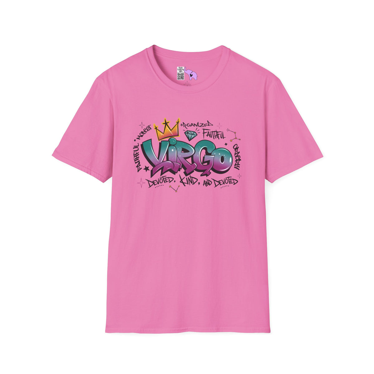 Virgo Street Art Adult T-shirt