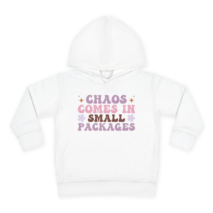 Chaos Comes In Small Packages Toddler Hoodie