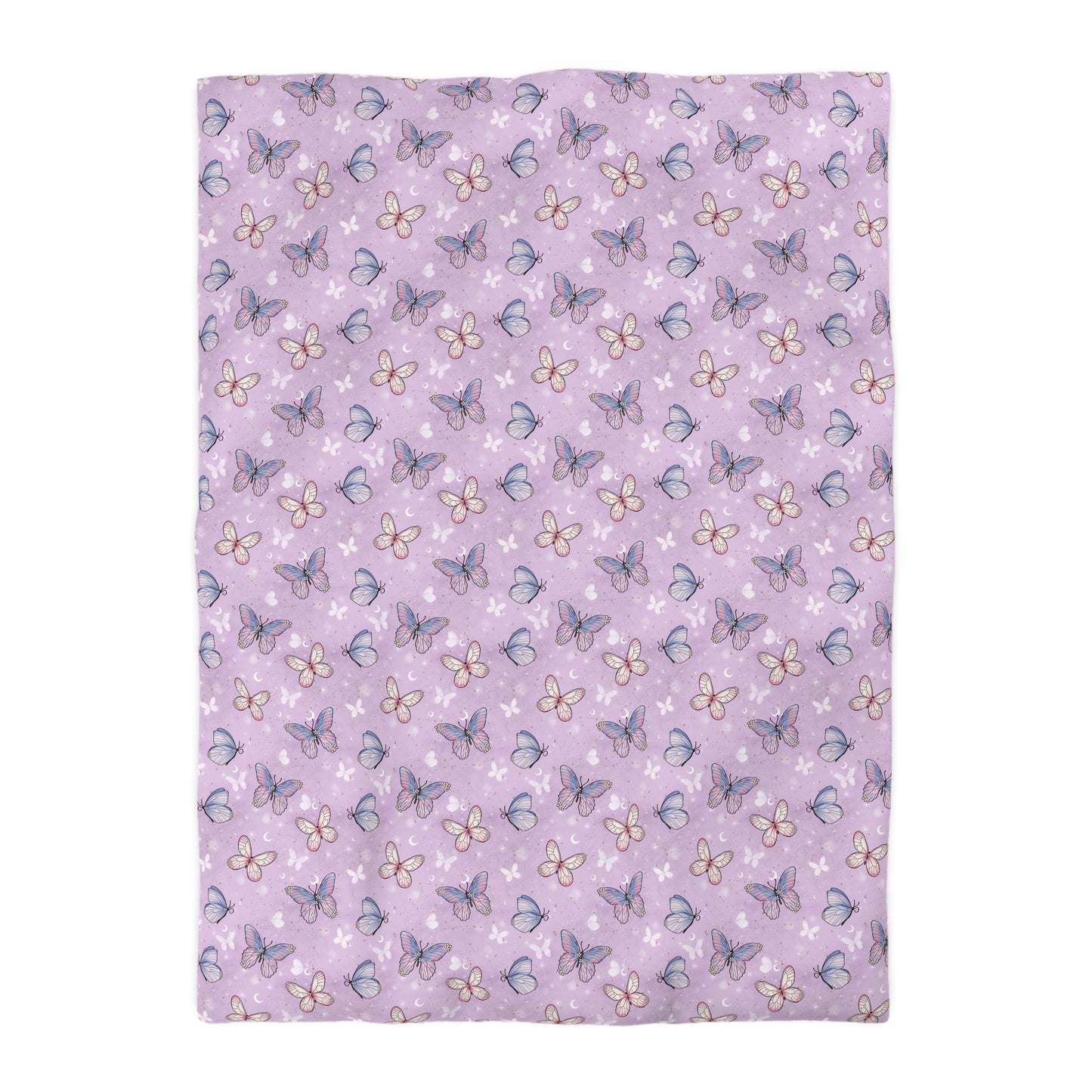 Pastel Wing Parade Microfiber Duvet Cover