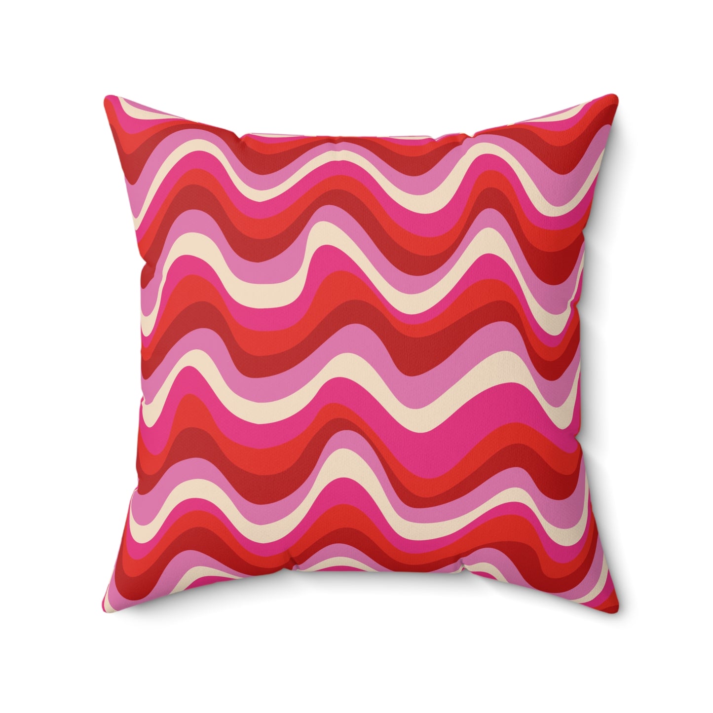 Blush Frequency Throw Pillow