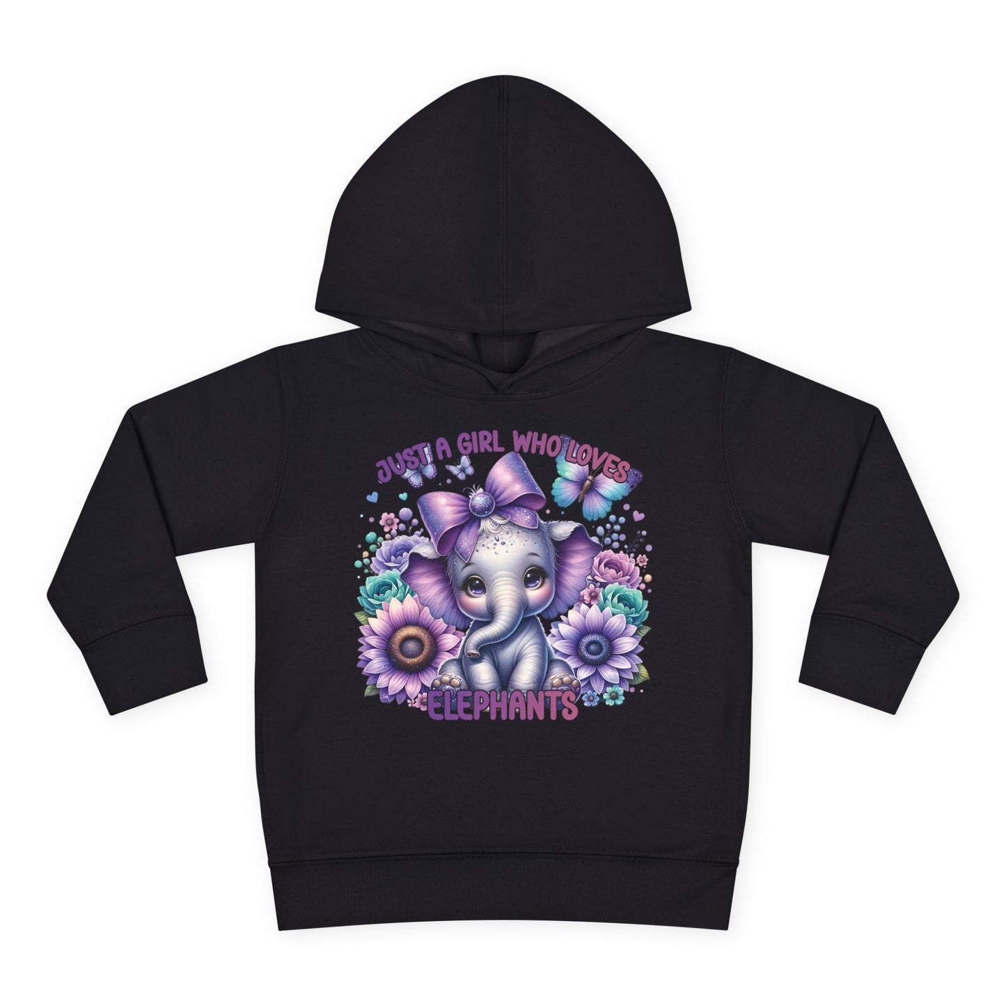 Just A Girl Who Loves Elephants Toddler Hoodie