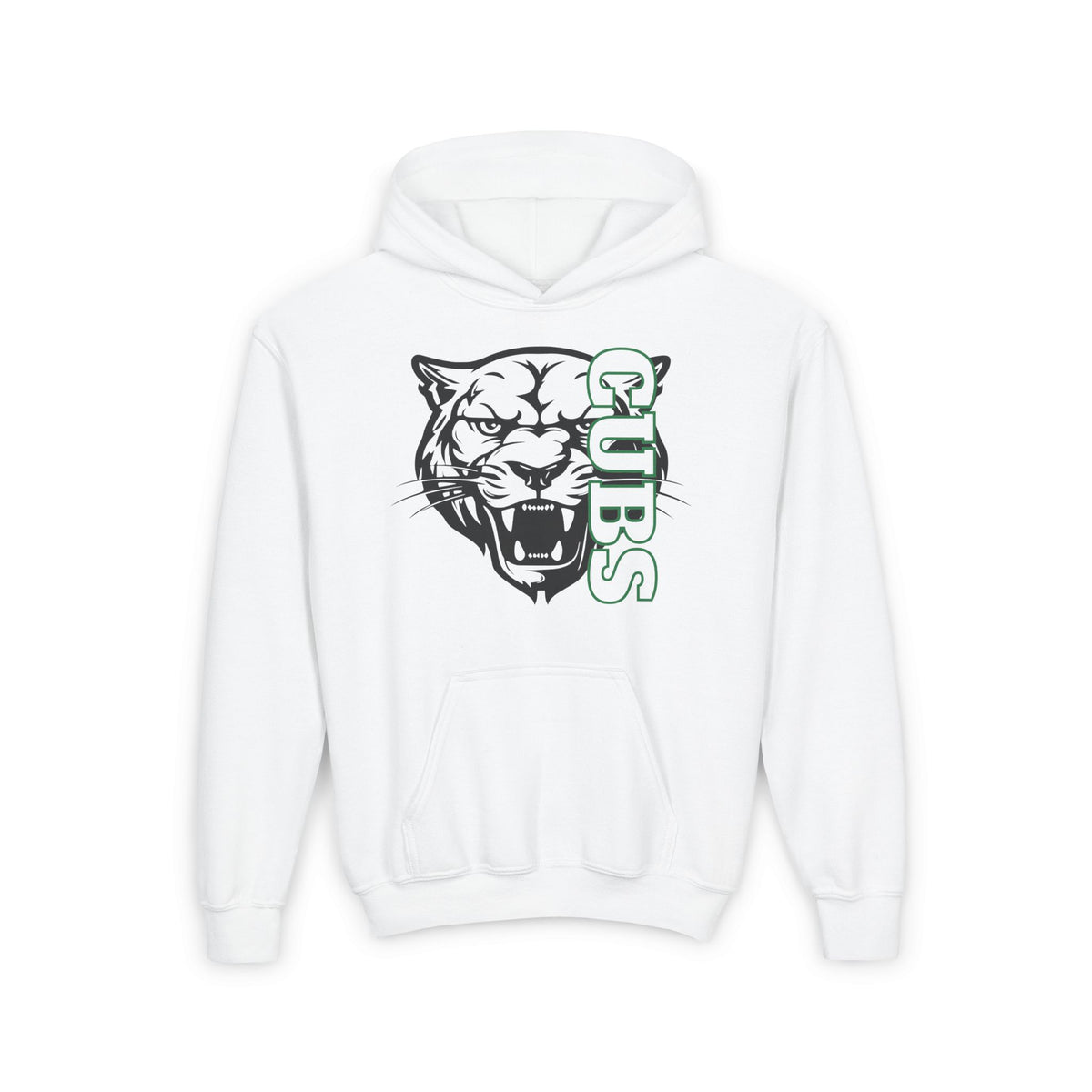 Brenham Cubs Mascot Youth Heavy Blend Hoodie