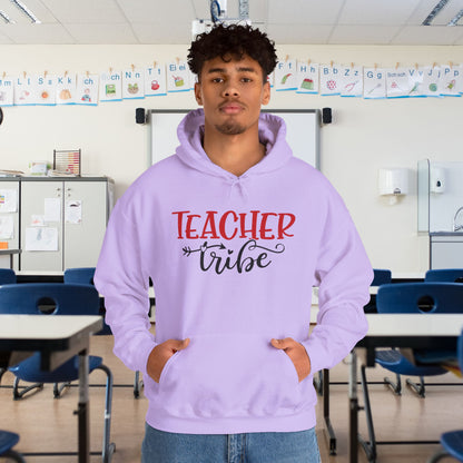 Teacher Tribe Heart Heavy Blend™ Hooded Sweatshirt