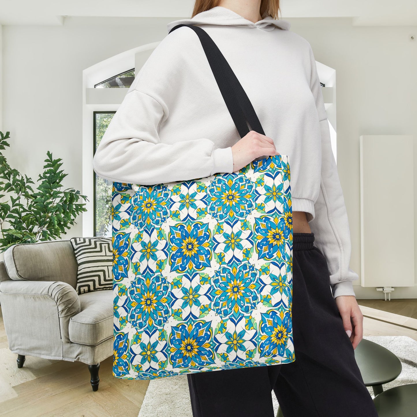 Porto Breeze Canvas Tote Bag