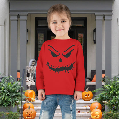 Loopy Jack-O-Lantern Toddler Long Sleeve Tee