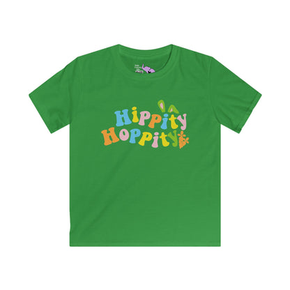 Hippity Hoppity (Easter) Kids Softstyle Tee