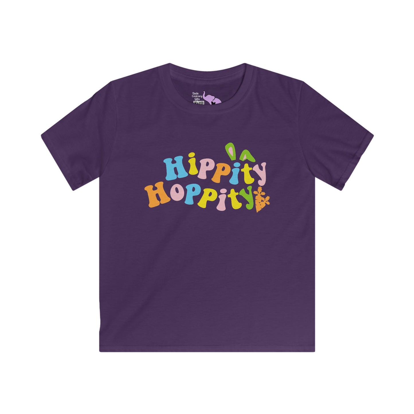 Hippity Hoppity (Easter) Kids Softstyle Tee