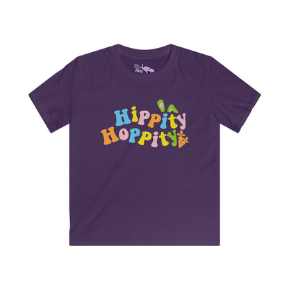 Hippity Hoppity (Easter) Kids Softstyle Tee