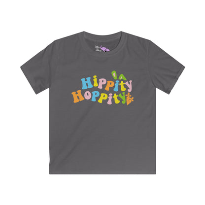 Hippity Hoppity (Easter) Kids Softstyle Tee