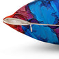 Palette Knife Hearts Throw Pillow