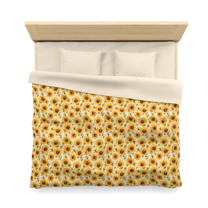 Sunflowers Microfiber Duvet Cover