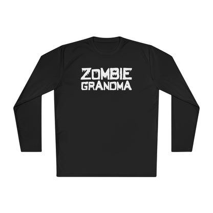 ""Zombie Grandma Adult Long Sleeve Tee