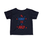 My First 4th of July (Stars) Infant Soft T-Shirt