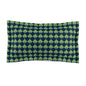 Diamond Bloom-Sage & Navy Microfiber Pillow Sham