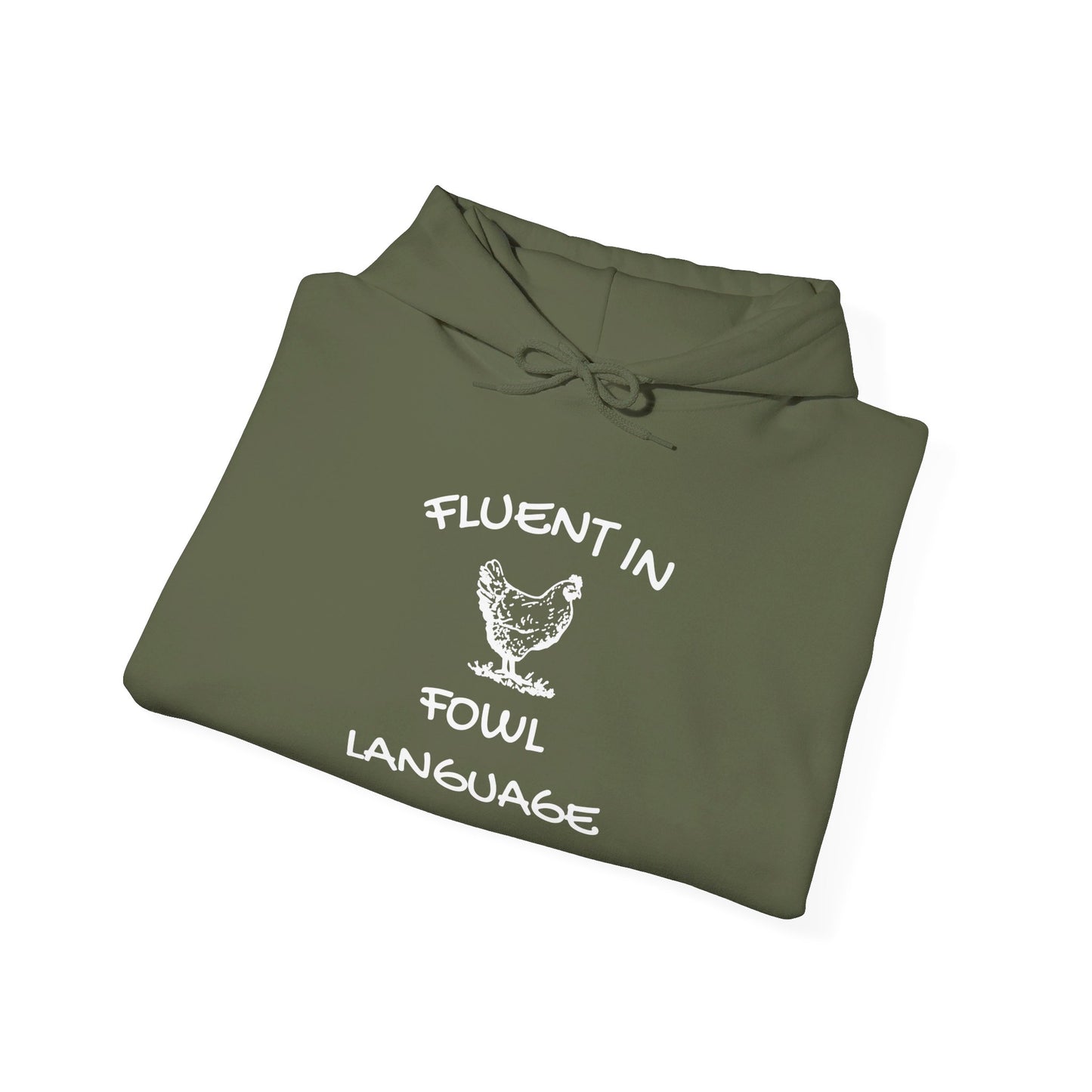 Fluent in Fowl Language Heavy Blend™ Hooded Sweatshirt