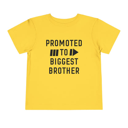 Promoted to Biggest Brother (Arrow) Toddler Tee