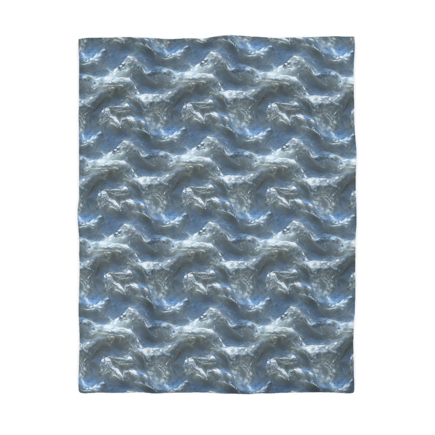 Snowdrift Sheer & Lace Microfiber Duvet Cover