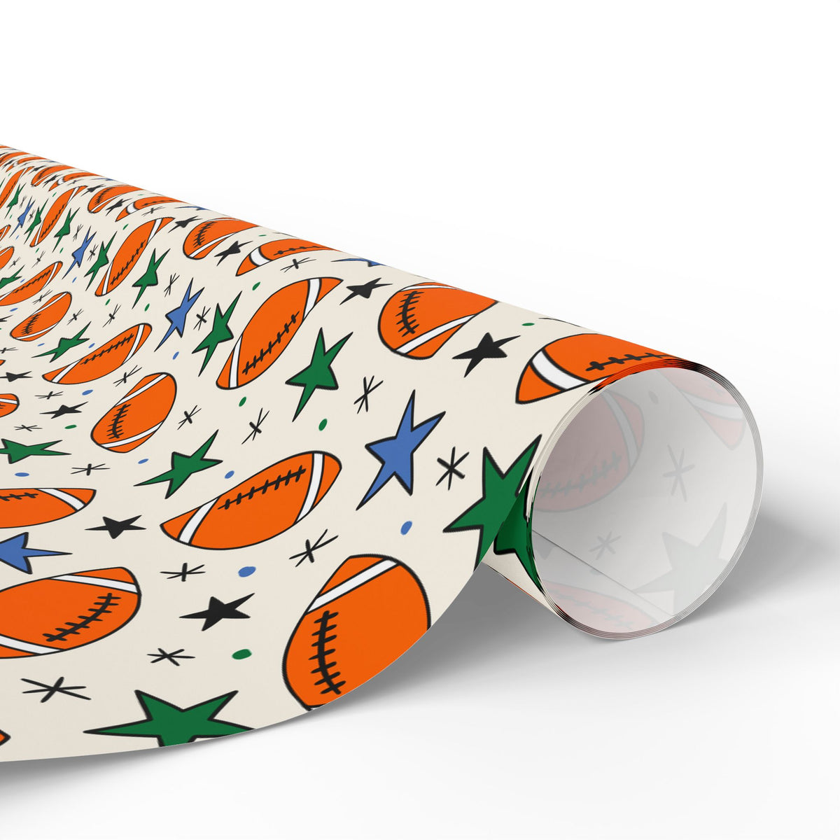 Touchdown Stars Wrapping Paper