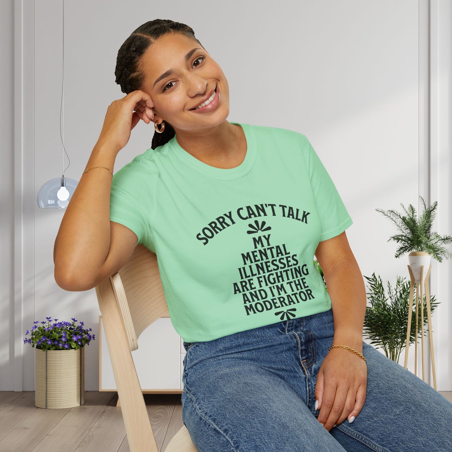 Sorry Can't Talk... Adult T-shirt