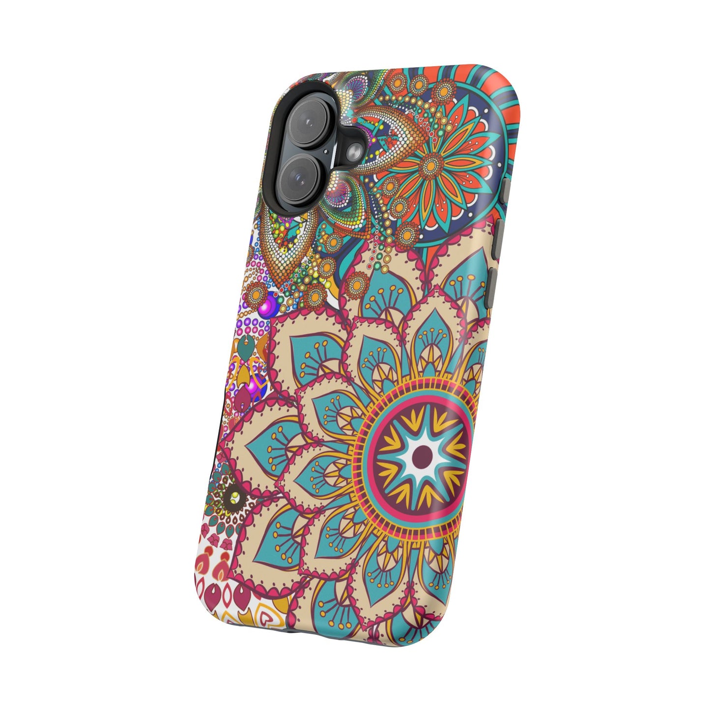 Colorful Mandala MagSafe® Compatible Tough Case for iPhone