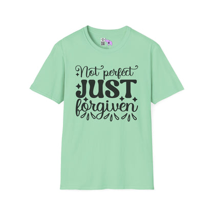 Not Perfect Just Forgiven Adult T-shirt