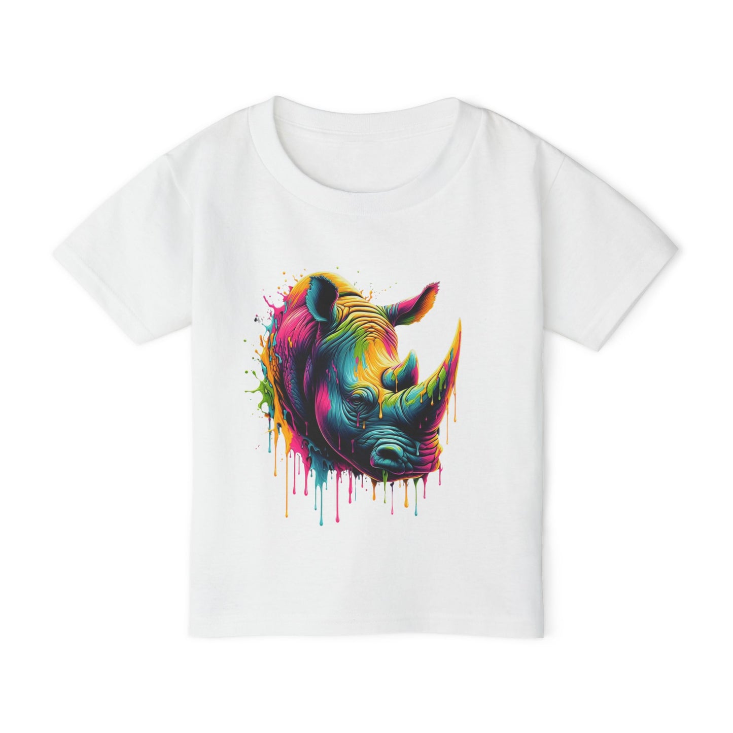 Colorful Rhino Heavy Cotton™ Toddler T-shirt