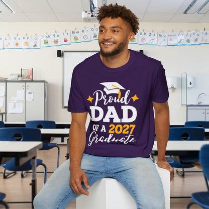 Proud Dad of a 2027 Graduate Adult T-shirt