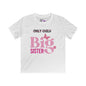 Promoted to Big Sister from Only Child Youth Softstyle Tee