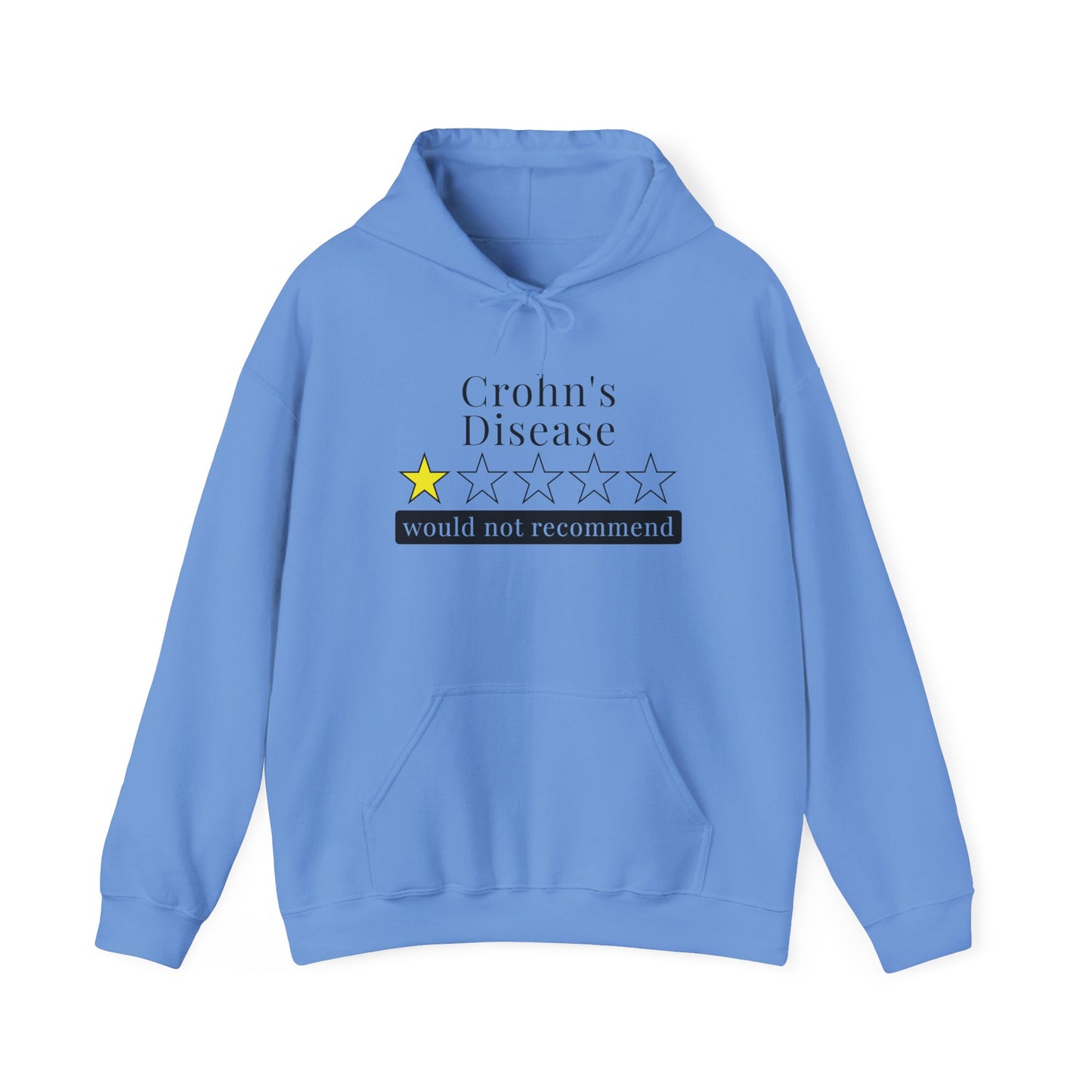 Crohn's Disease 1 Star Would Not Recommend Heavy Blend™ Hooded Sweatshirt