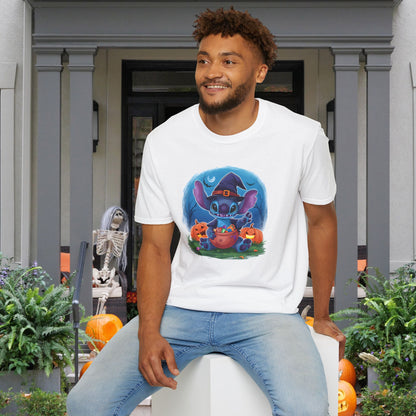 Halloween Stitch Adult T-shirt